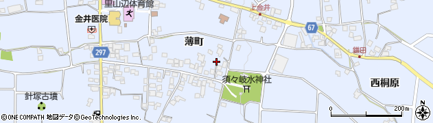 長野県松本市里山辺薄町2781周辺の地図