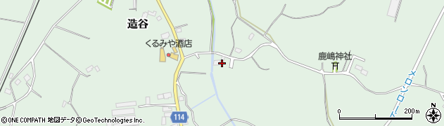 茨城県鉾田市造谷720周辺の地図