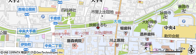 珈琲 まるも 松本周辺の地図