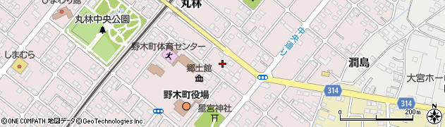 栃木県下都賀郡野木町丸林573-15周辺の地図