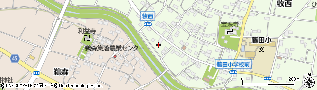 埼玉県本庄市牧西580周辺の地図