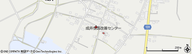 茨城県筑西市成井363周辺の地図