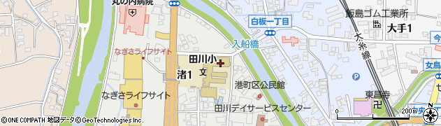 田川児童育成クラブ周辺の地図