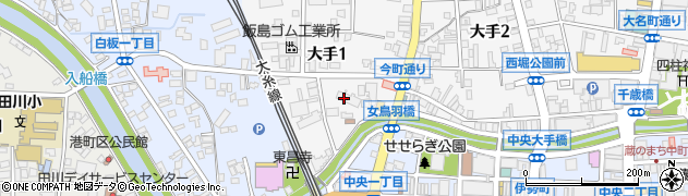 ポレスター松本大手管理員室周辺の地図
