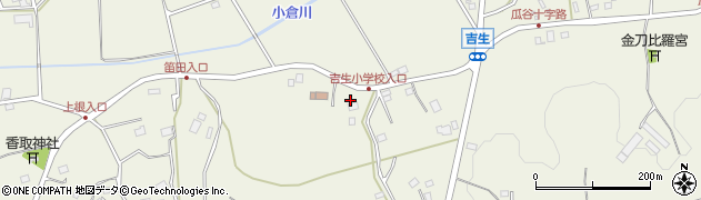 茨城県石岡市吉生538周辺の地図