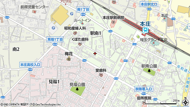 〒367-0041 埼玉県本庄市駅南の地図