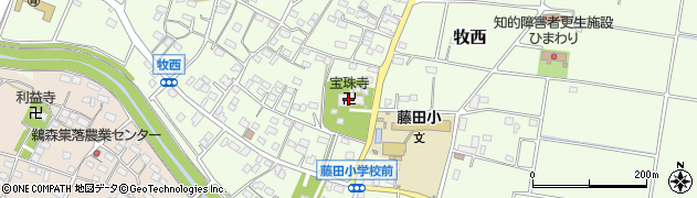 宝珠寺周辺の地図