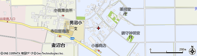 埼玉県熊谷市男沼70周辺の地図
