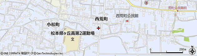 長野県松本市里山辺西荒町3379周辺の地図