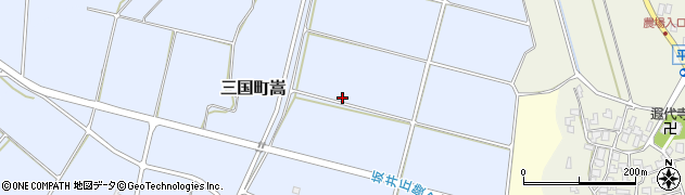 福井県坂井市三国町嵩11周辺の地図