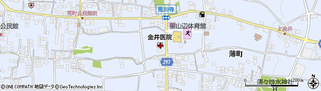 長野県松本市里山辺兎川寺3083周辺の地図
