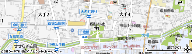 宇宙堂ナワテ店周辺の地図