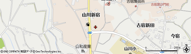 ローソン結城古宿新田店周辺の地図