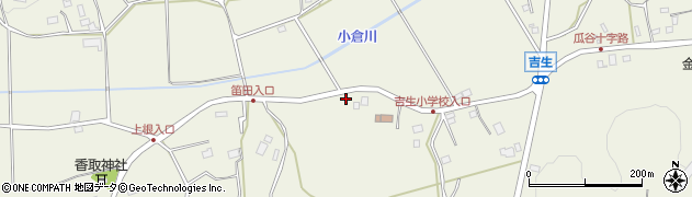 茨城県石岡市吉生543周辺の地図