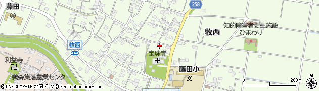 埼玉県本庄市牧西537周辺の地図
