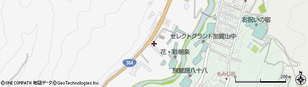石川県加賀市山中温泉こおろぎ町（イ）周辺の地図