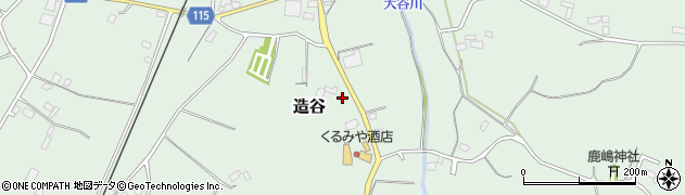 茨城県鉾田市造谷1060周辺の地図