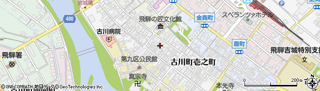 高山米穀古川営業所周辺の地図