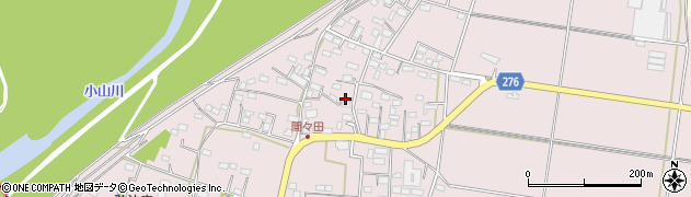 埼玉県熊谷市間々田周辺の地図
