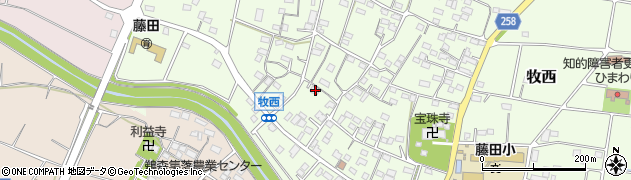 埼玉県本庄市牧西440周辺の地図