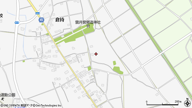 〒300-4515 茨城県筑西市倉持の地図