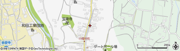 雄川堰周辺の地図