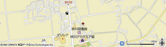 長野県松本市梓川倭2080周辺の地図