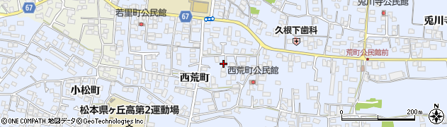 長野県松本市里山辺西荒町3429周辺の地図