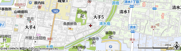 永田石材本店周辺の地図