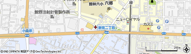 焼肉＆ホルモン なおひで 館林店周辺の地図