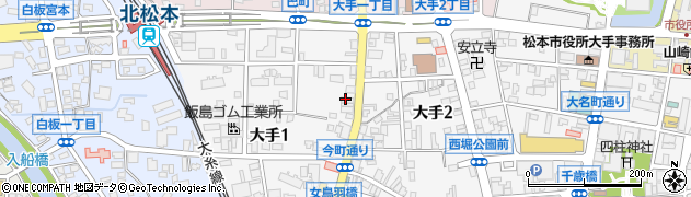 中信アスナ株式会社　松本支店周辺の地図