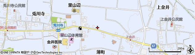長野県松本市里山辺薄町2952周辺の地図