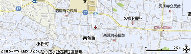 長野県松本市里山辺西荒町3408周辺の地図