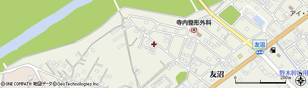 栃木県下都賀郡野木町友沼4657-24周辺の地図