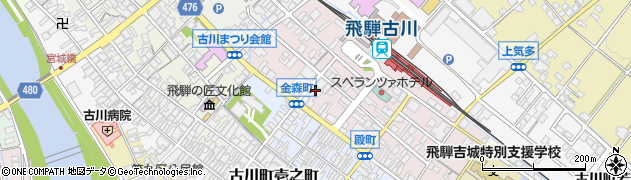 古川タクシー株式会社周辺の地図