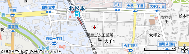 サーパス北松本周辺の地図