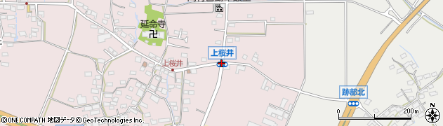 上桜井周辺の地図