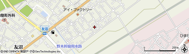 栃木県下都賀郡野木町友沼6615周辺の地図