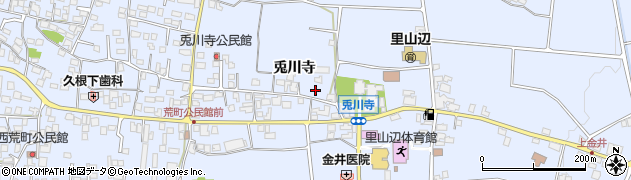 長野県松本市里山辺兎川寺2981周辺の地図