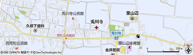 長野県松本市里山辺兎川寺3007周辺の地図