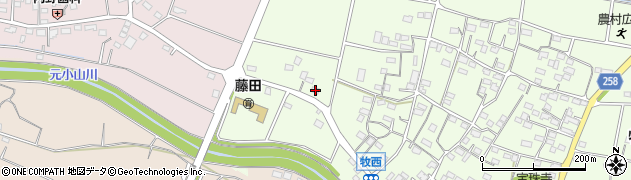埼玉県本庄市牧西41周辺の地図
