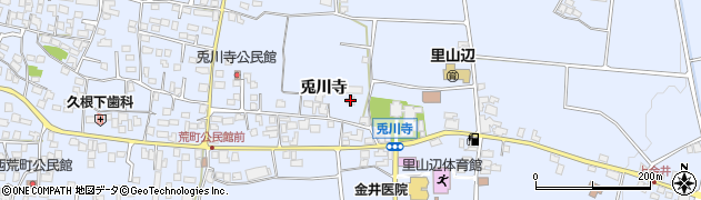長野県松本市里山辺兎川寺2978周辺の地図