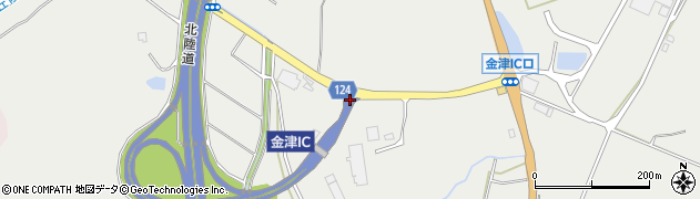 金津ＩＣ周辺の地図