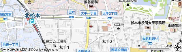 日新火災海上保険株式会社松本サービス支店周辺の地図