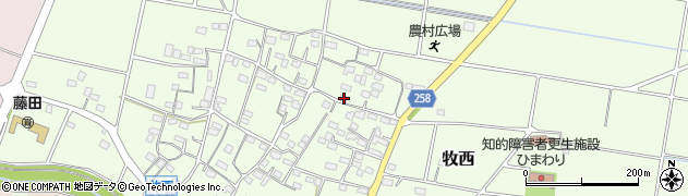 埼玉県本庄市牧西510周辺の地図
