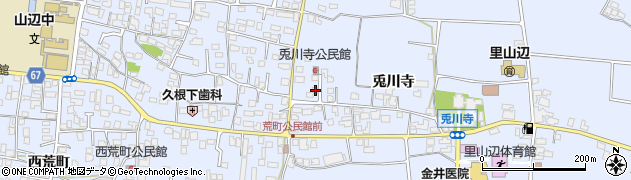 長野県松本市里山辺兎川寺3014周辺の地図