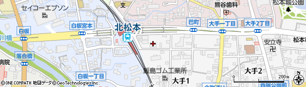 サンリン株式会社　松本オートガススタンド周辺の地図