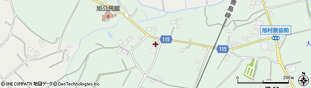 茨城県鉾田市造谷1209周辺の地図