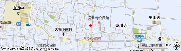 長野県松本市里山辺兎川寺3238周辺の地図