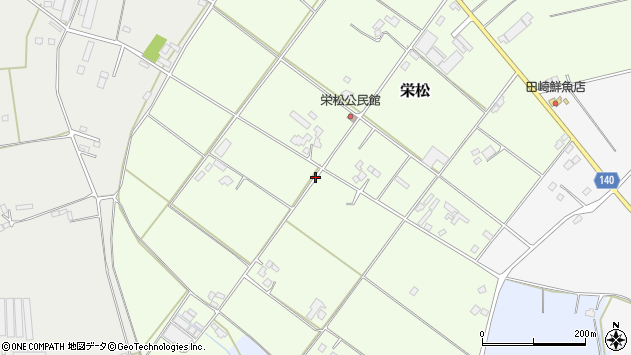 〒315-0019 茨城県石岡市栄松の地図